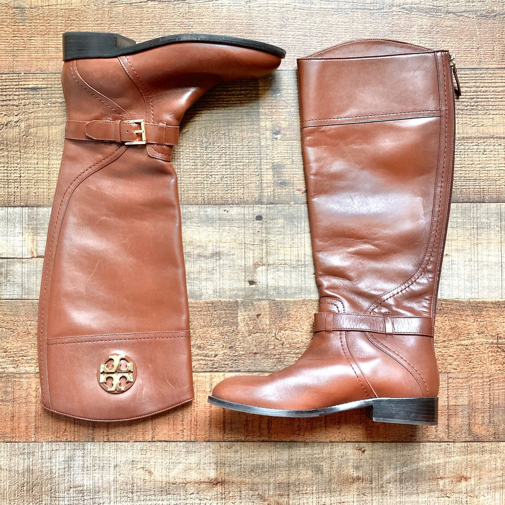 Tory Burch Brown Leather Boots- Size  (see notes) – The Saved Collection