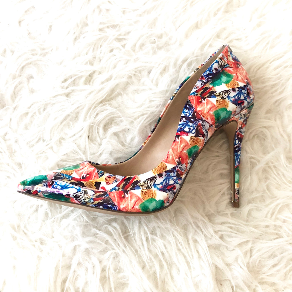 colorful steve madden heels