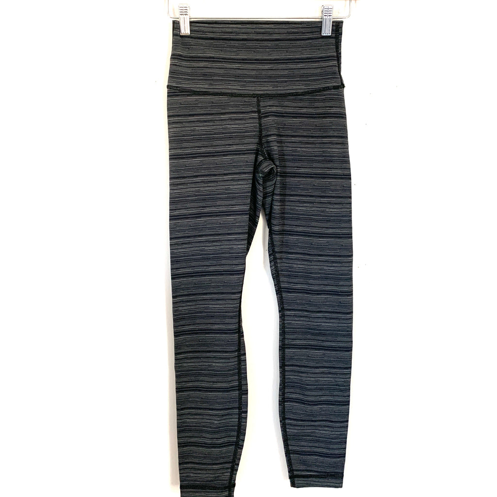 lululemon grey striped leggings