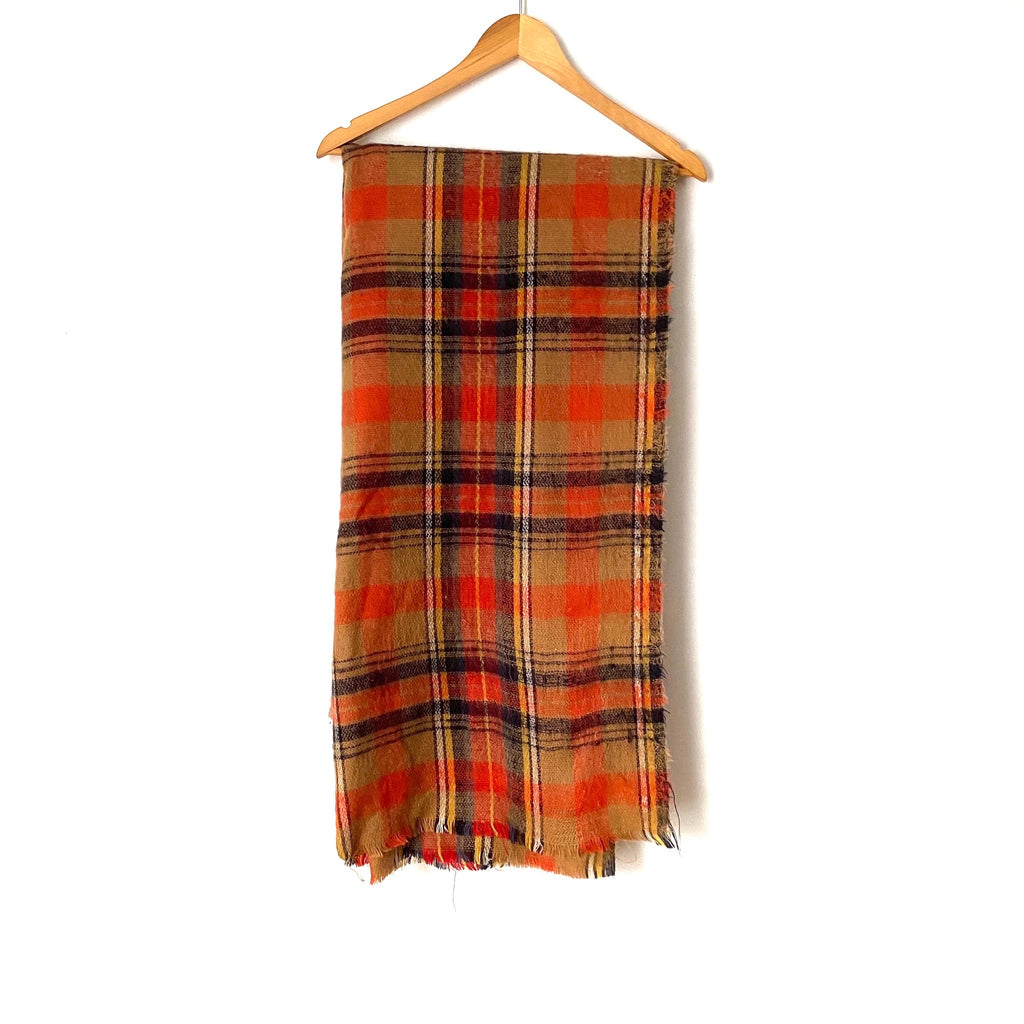 zara orange scarf