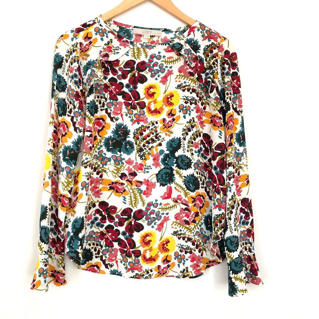 loft floral blouse