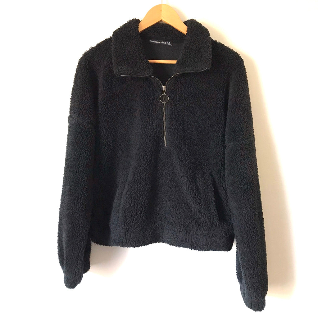 abercrombie zip sweater