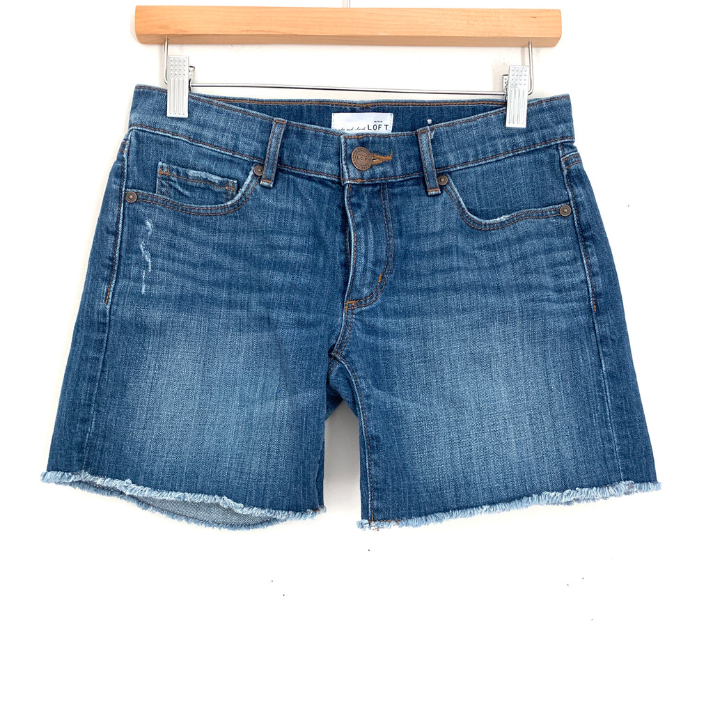 loft jean shorts