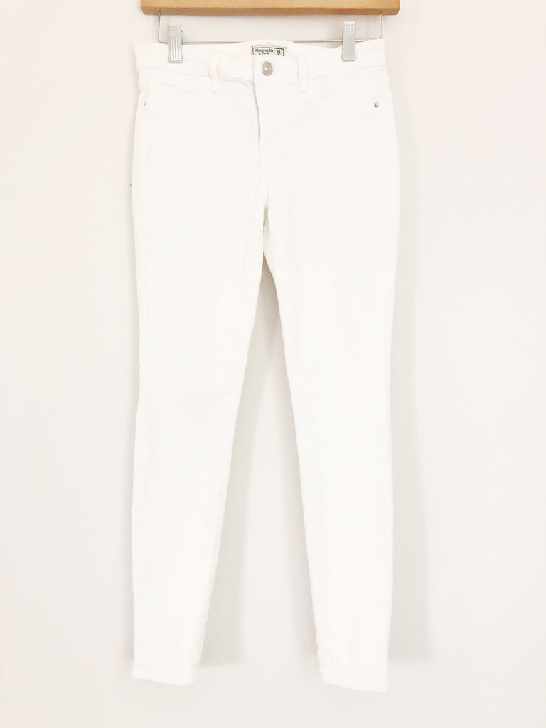 abercrombie harper low rise super skinny