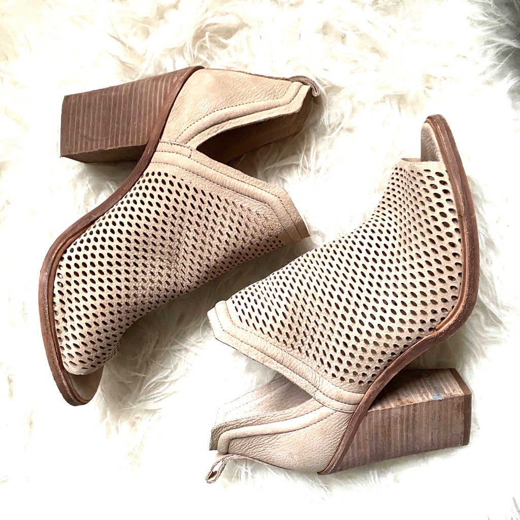 vince cut out booties