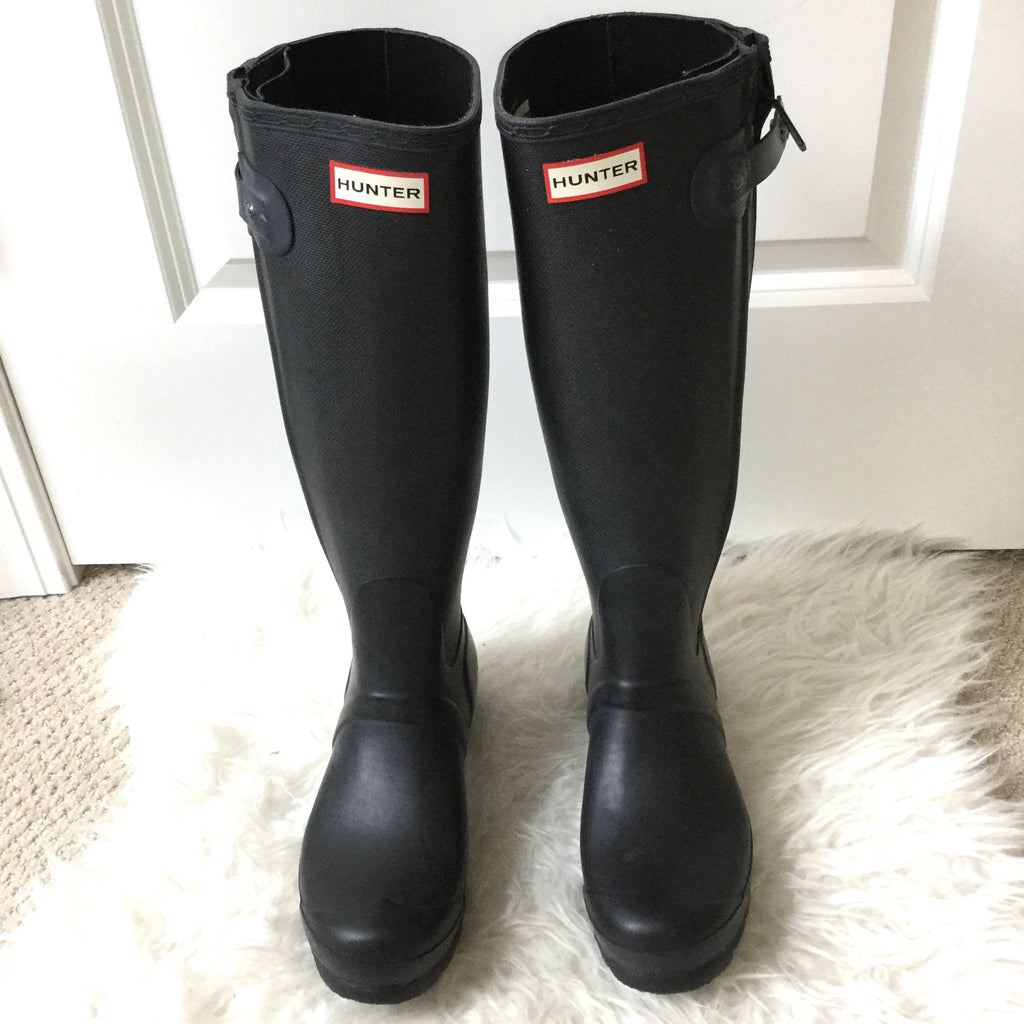 hunter rain boots with zipper