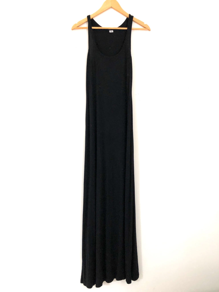 old navy black maxi dress