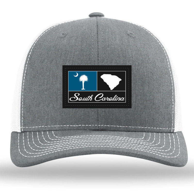 Red Drum Columbia Blue-Khaki Leather Patch Richardson 112 Hat Lost Wan –  Lost Wando Outfitters