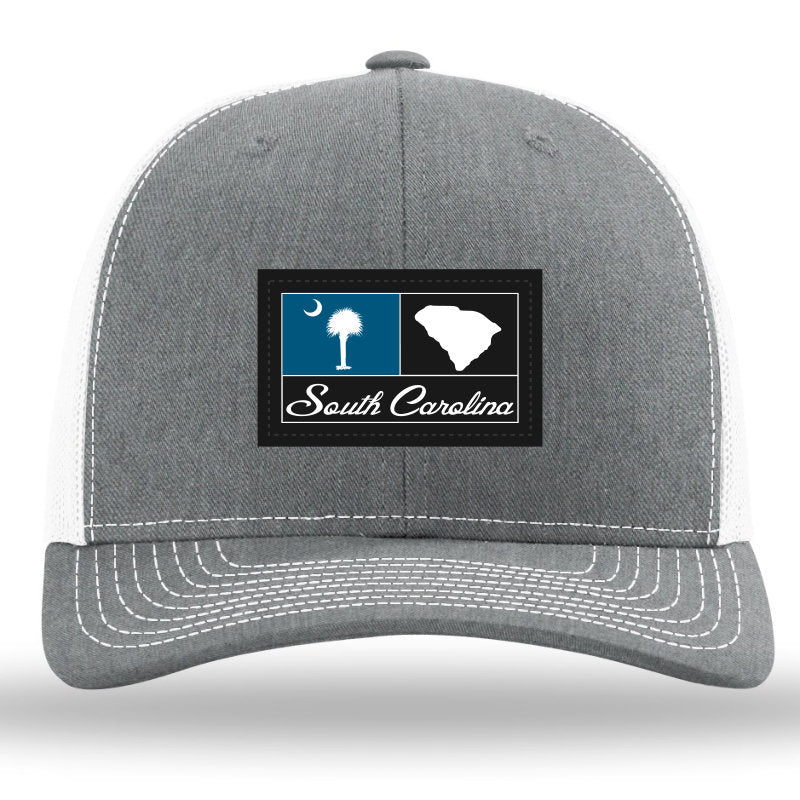 SC Woven Patch -Navy-Charcoal Richardson 112 Trucker Snapback Lost Wan – Lost  Wando Outfitters