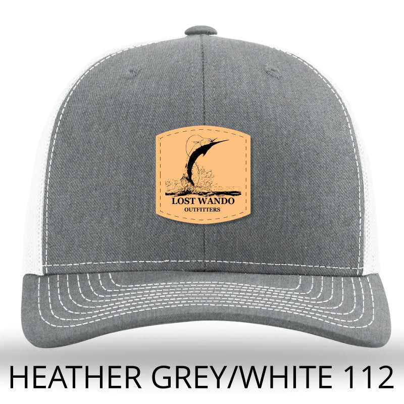 SC Diamond Palmetto-Moon Leather Patch hat Heather Grey - Black – Lost  Wando Outfitters