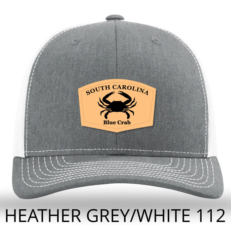 SC Diamond Palmetto-Moon Leather Patch hat Heather Grey - Black – Lost  Wando Outfitters