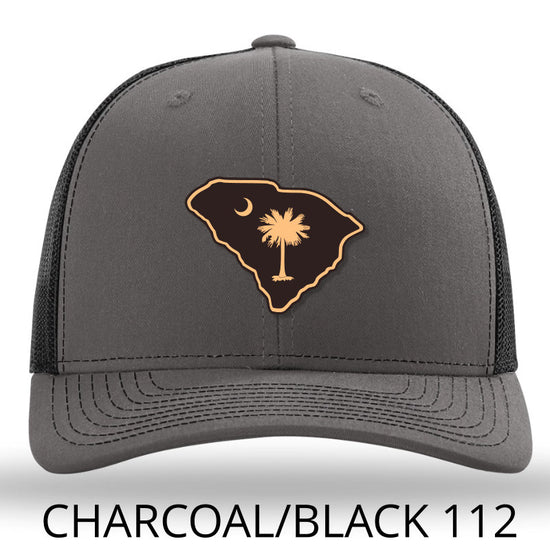 SC Diamond Palmetto-Moon Leather Patch hat Heather Grey - Black – Lost  Wando Outfitters