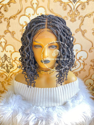 Curly Braided Wigs