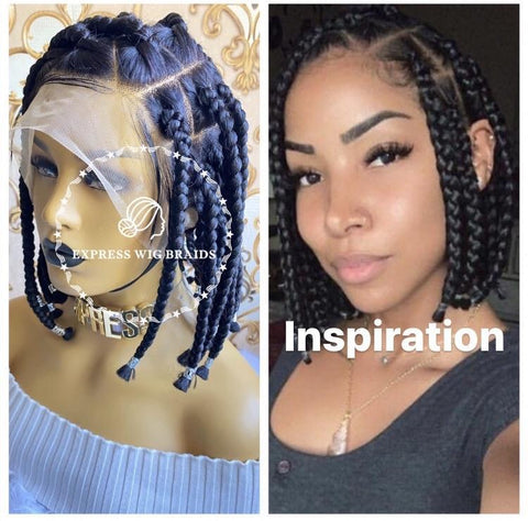 Short Bob Braided Wig