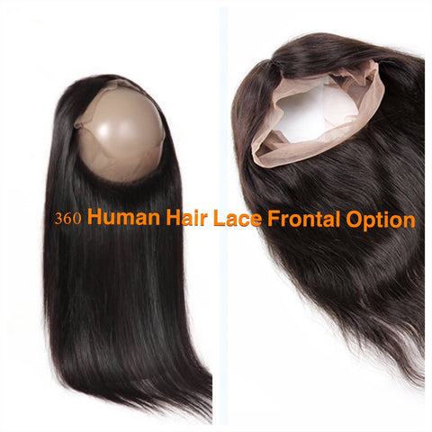 360 lace hair round unit for express wig braids