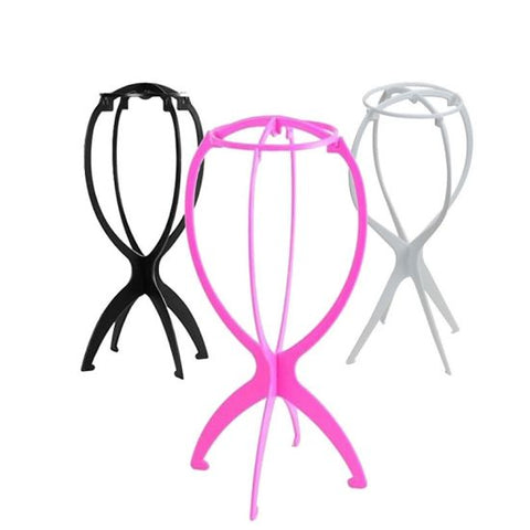 collapsible braided wig stand