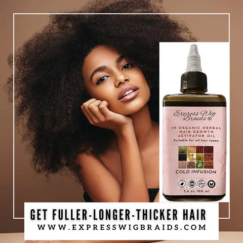 longer hair from using the organic 19 herbal hair growth activator oil for alopecia