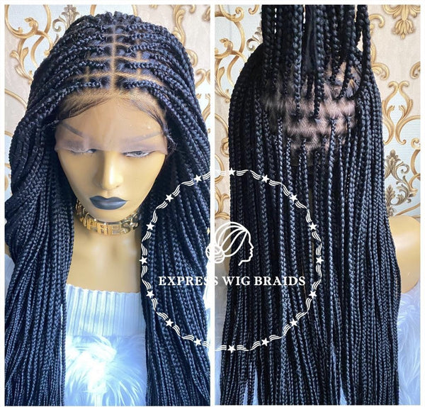 Knotless Braid Wig | HD Knotless Braid Wigs : Express Wig Braids™