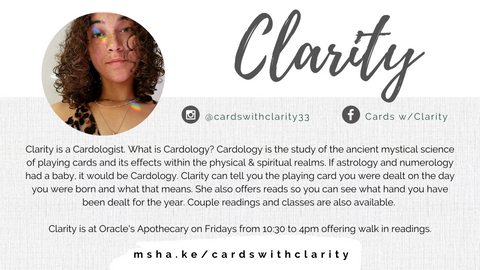 Bio for Cards with Clarity