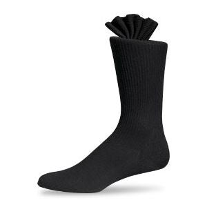 mid calf black socks