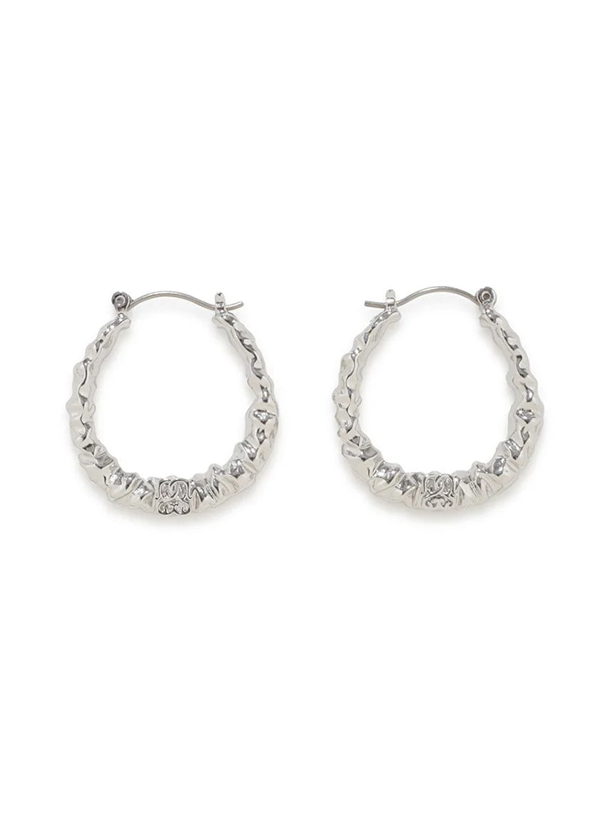 Nuance Logo Hoop Earrings