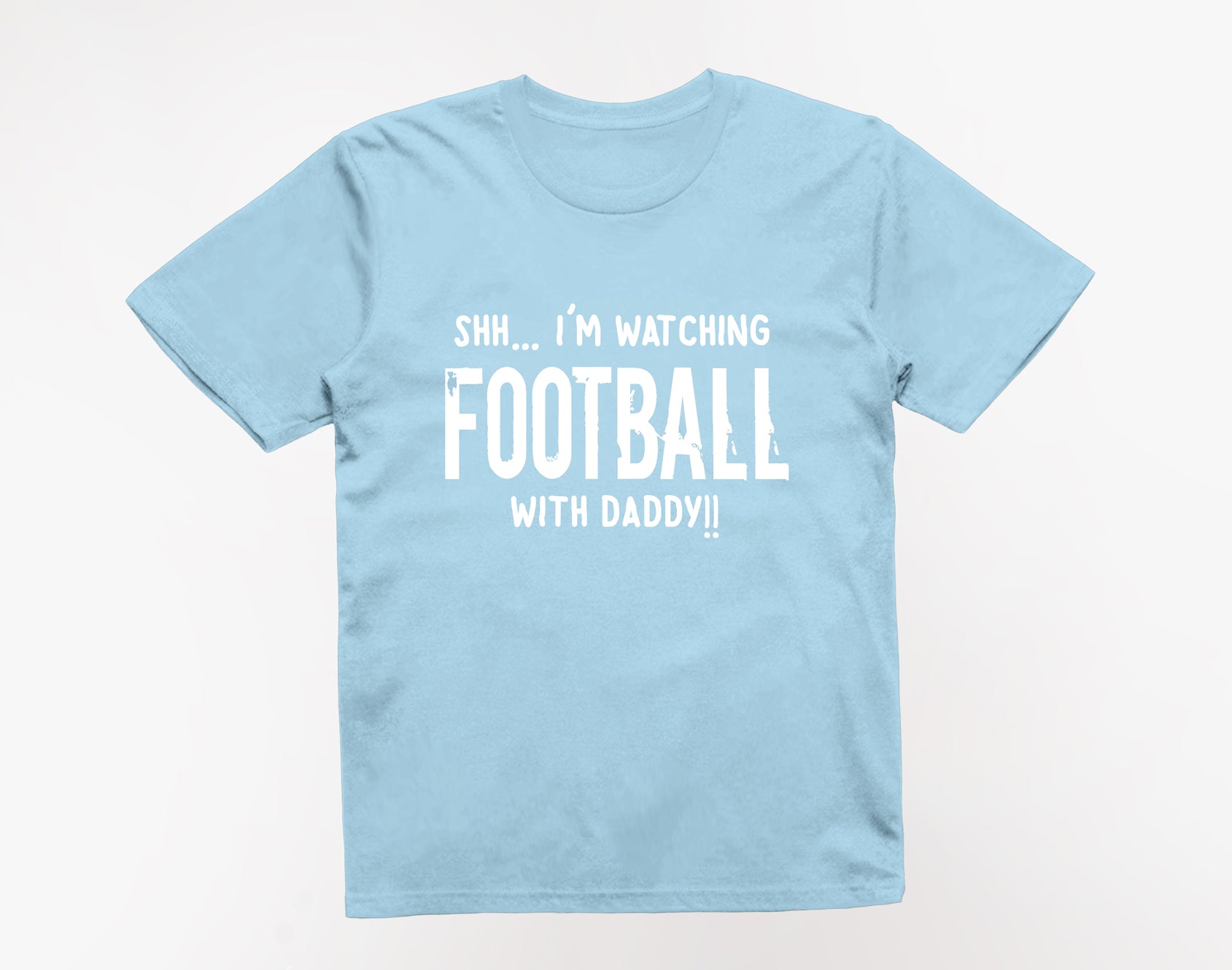 Watching the Game With Daddy Navy Blue Unisex Football Game 