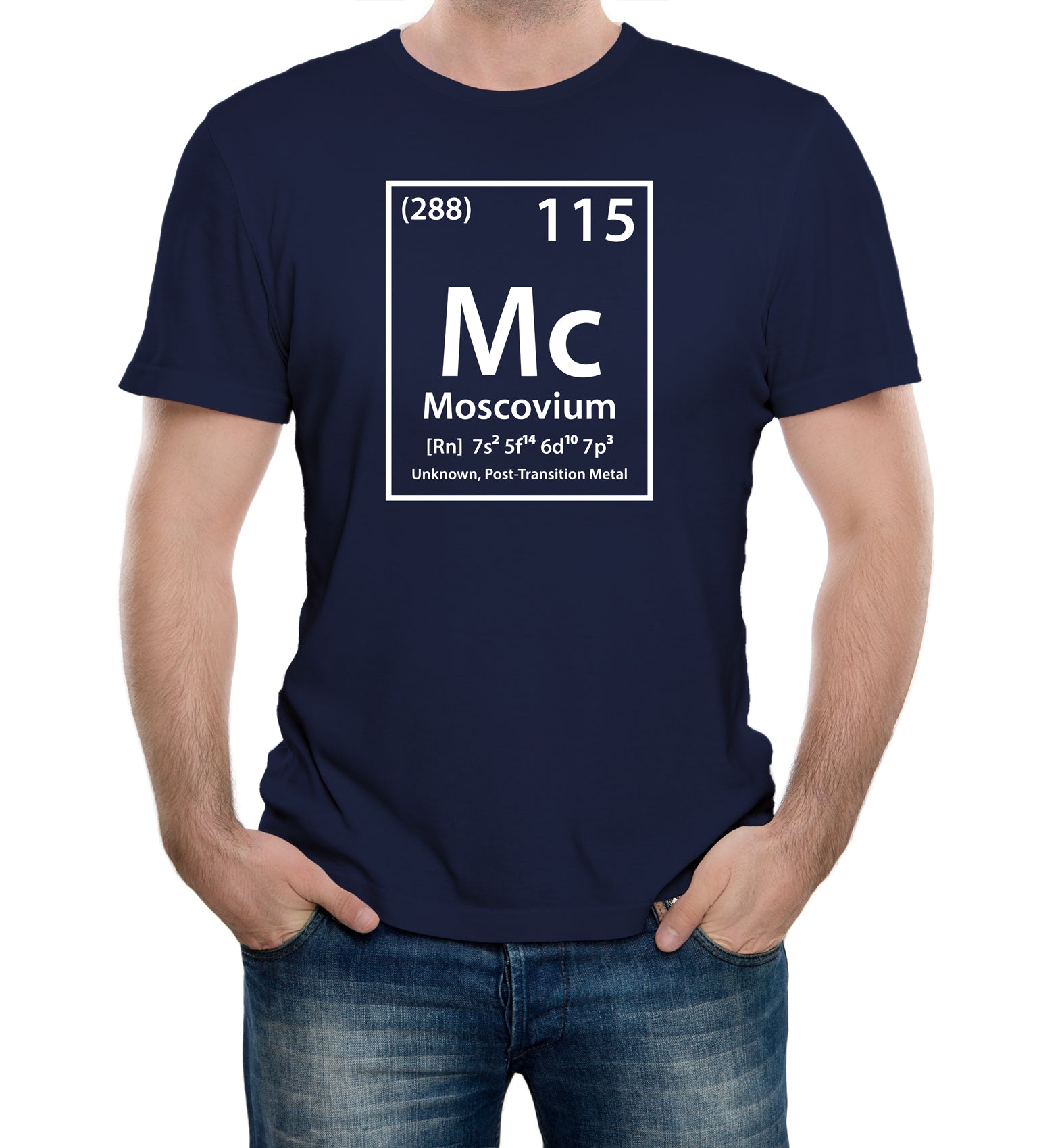 Moscovium Element Unknown Area 51 Men's T-Shirt Bob Lazar UFO Science ...