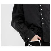Shirt With Large Button Down Detail