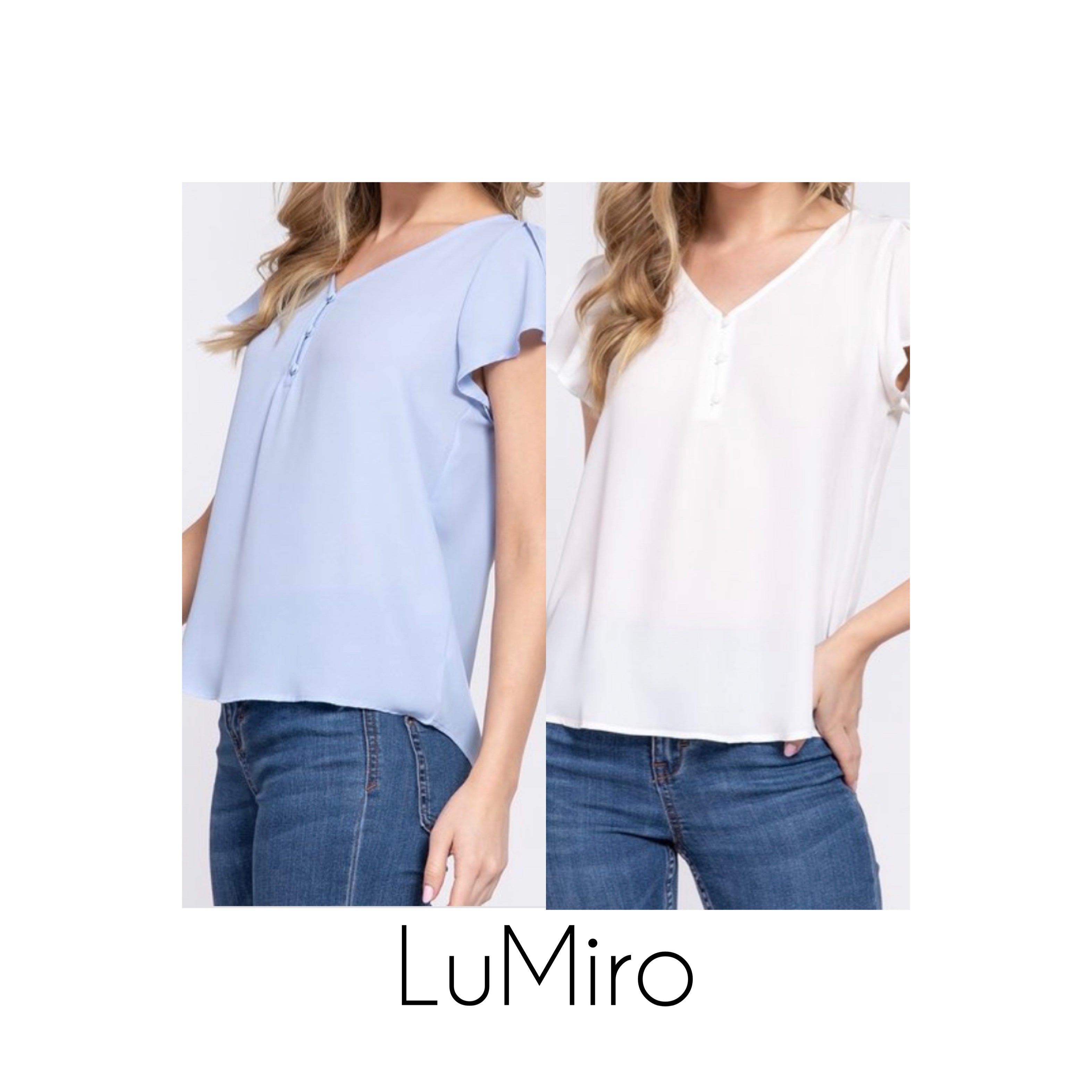 Abby Flutter Sleeve Top