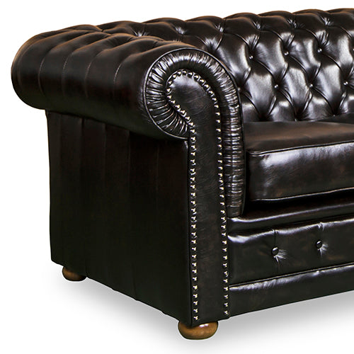 leather club sofa