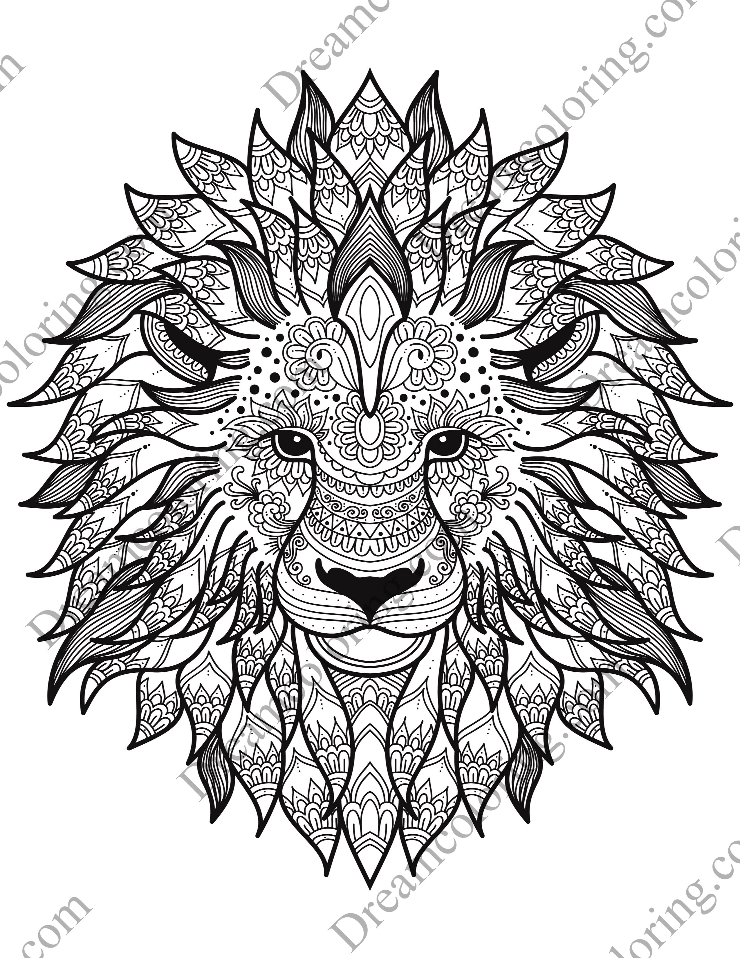 Cat Mandala/Zentangle Coloring Book | Dream Coloring