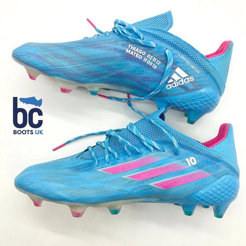 Gemaakt om te onthouden Uitverkoop domineren Lionel Messi's match worn Adidas X Speedflow.1 football boots – BC Boots UK