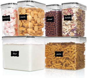 Vtopmart Airtight Food Storage Containers 12 Pieces 1.5qt / 1.6L- Plas