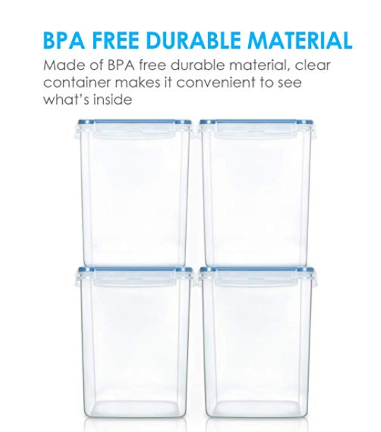 extra large clear plastic containers