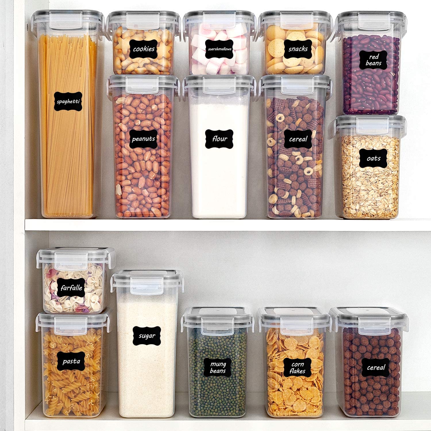 Airtight Food Storage Containers With Lids Vtopmart 24 Pcs Plastic Ki   81VZR6QnOjL. AC SL1500 