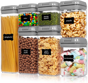 Airtight Food Storage Containers with Lids – 6 Piece Set