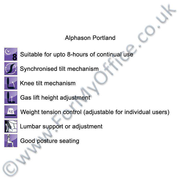 alphason portland chair