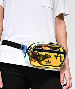 iridescent adidas fanny pack