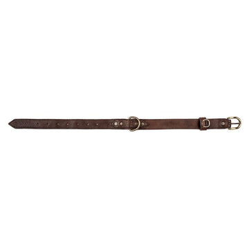 Campaign Leather Dog Collar | Mission Mercantile