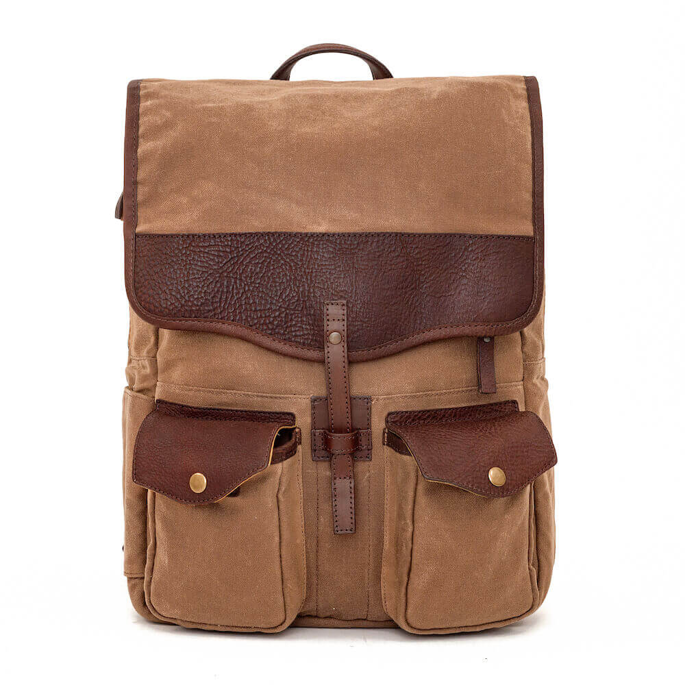 Campaign Waxed Canvas Backpack Mercantile