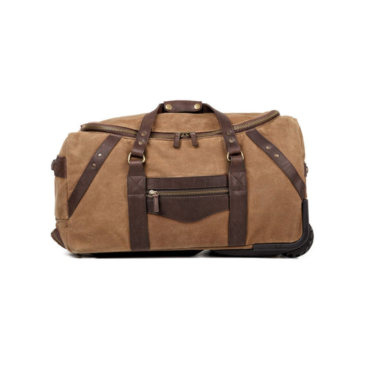 Campaign Waxed Canvas Large Roller Duffle Bag