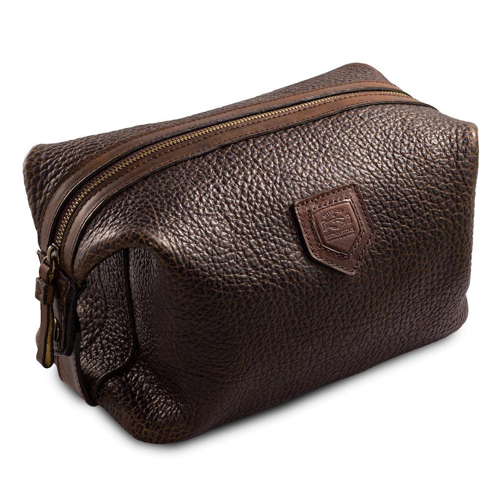 Theodore Leather Toiletry Bag | Mission Mercantile