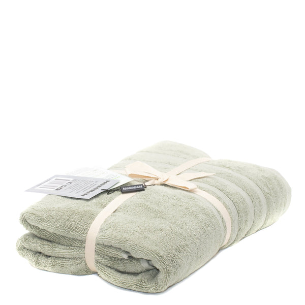 Sustainable Bamboo Bath Towel - Seagrass Green - Made in Turkey – Mosobam®