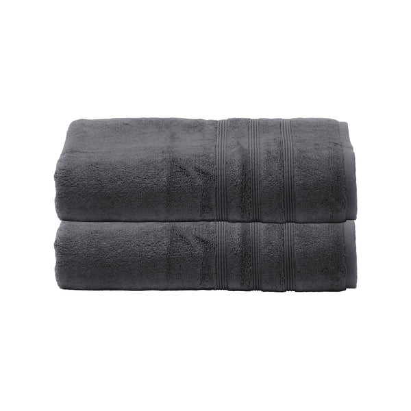 Organic Towel Sets in Charcoal Black, Towel Collection