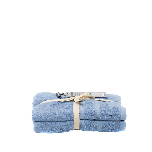 Sustainable Bamboo Washcloths, Set of 8 - Allure Blue - Made in