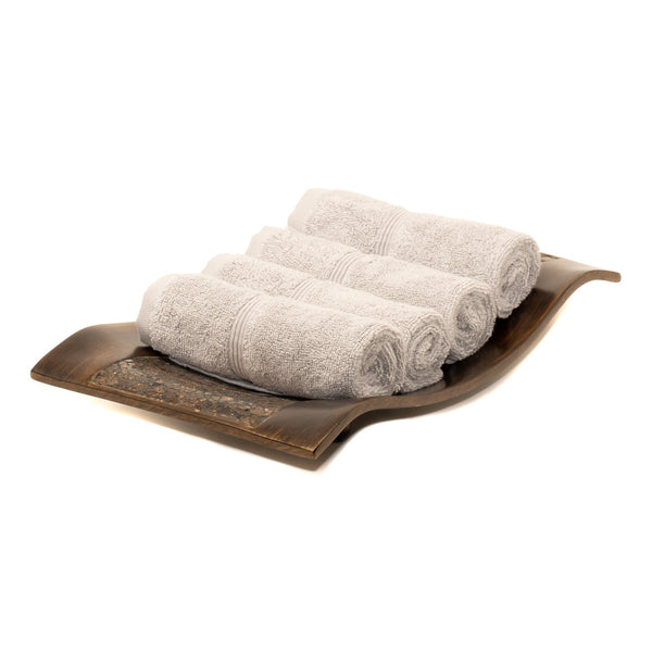 Sustainable Bamboo Bath Sheets, Set of 4 - White - Made in Turkey