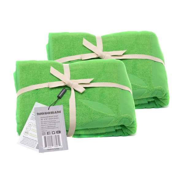 Sustainable Bamboo Bath Towels, Set of 4 - White - Made in Turkey – Mosobam®