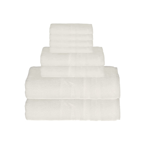 Cotton Spa Collection Oversized 4 Piece Bath Towel Set - Hummus