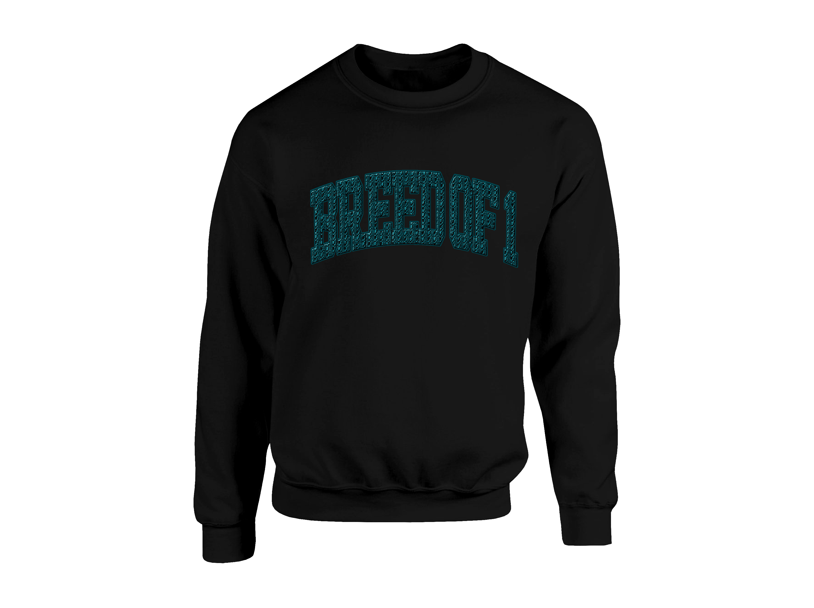 47 Men's Philadelphia Eagles Groundbreak Black Crew Sweatshirt