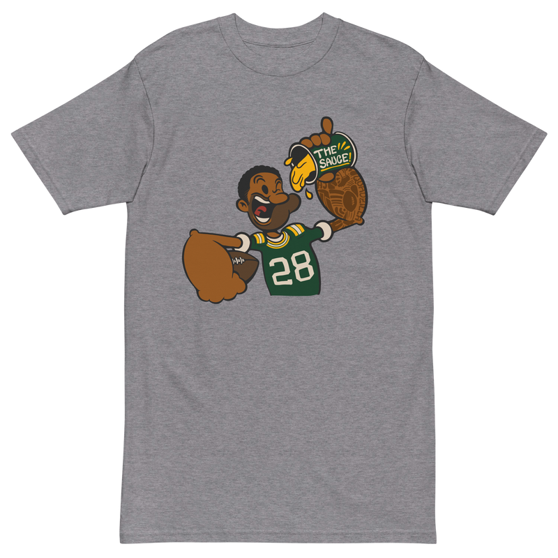 AJ Dillon Football Paper Green Bay Packers Shirt - Teesplash Store